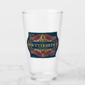 Horizontales Logo "BUTTERBEER™" Glas (Vorderseite)