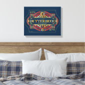 Horizontales Logo "BUTTERBEER™" Leinwanddruck (Insitu (Schlafzimmer))