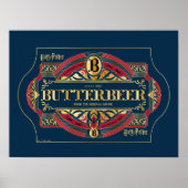 Horizontales Logo "BUTTERBEER™" Poster (Vorne)