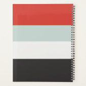 Horizontales Monogramm des Zollkolorblocks Planer (Rückseite)