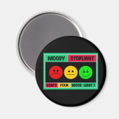 Horizontales Moody-Stoplight-Logo Magnet (Vorderseite/Rückseite)