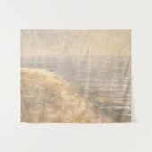 Horizontales neutrales Abstraktes Minimalistisches Wandteppich (Vorderseite (Horizontal))