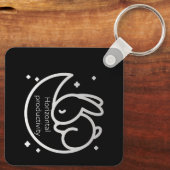 Horizontales Nickerchen für den produktiven Schlaf Schlüsselanhänger (Rückseite)