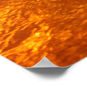 Horizontales Palmenblätterposter Poster (Ecke)