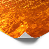 Horizontales Palmenblätterposter Poster (Ecke)