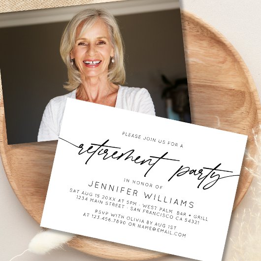 Horizontales Party für die einfache Skriptausgabe Einladung