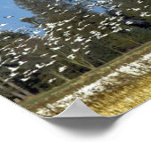 Horizontales Poster: Mt. Bäcker mit Schneegänse Poster (Ecke)