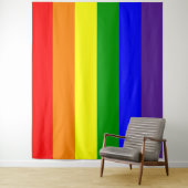 Horizontales Regenbogenfarbenfeld Wandteppich (Beispiel)