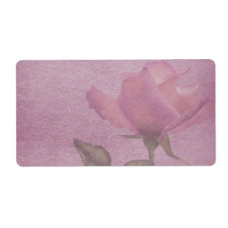Horizontales rosa Rosenapothekenschild