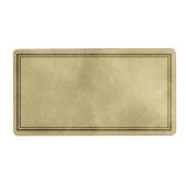 Horizontales Schlichtes Apothekarketikett (Vorne)