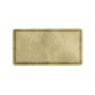 Horizontales Schlichtes Apothekenetikett Adressaufkleber