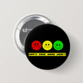 Horizontales schwermütiges button (Vorne & Hinten)