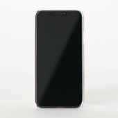 Horizontales Silber für Unternehmen iPhone Hülle (Vorderseite)