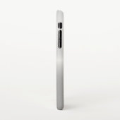 Horizontales Silber für Unternehmen iPhone Hülle (Linke Seite)