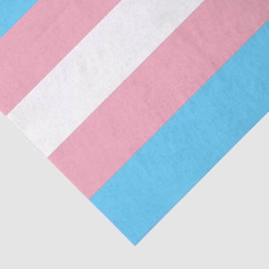 Horizontales Transgender-Pricing-Flag Seidenpapier (Ausschnitt)