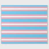 Horizontales Transgender-Pride-Flag Geschenkpapier (Flach)