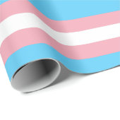 Horizontales Transgender-Pride-Flag Geschenkpapier (Rolleneckpunkt)