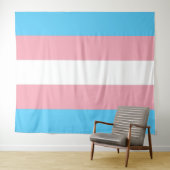 Horizontales Transgender-Pride-Flag Wandteppich (Beispiel (Horizontal))