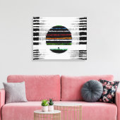 Horizontalis VIII Leinwanddruck (Insitu (Wohnzimmer))