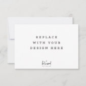 Horizontalkarte mit DRUCKORREKTUR 5x3,5 Zoll Einladung (Vorderseite)