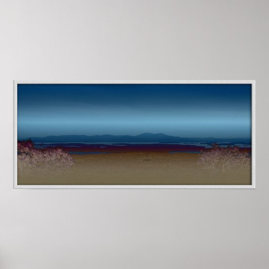 Horizontallinie Poster (Vorne)