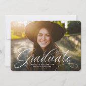 Horizontalmariner Abschluss mit einfachem Skriptsa Ankündigung (Vorderseite)