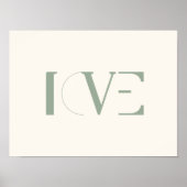 Horizontalposter der Liebe Poster (Vorne)