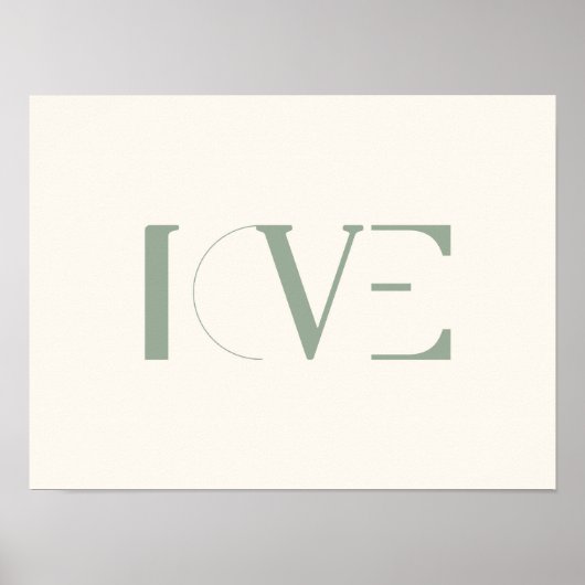 Horizontalposter der Liebe Poster (Vorne)