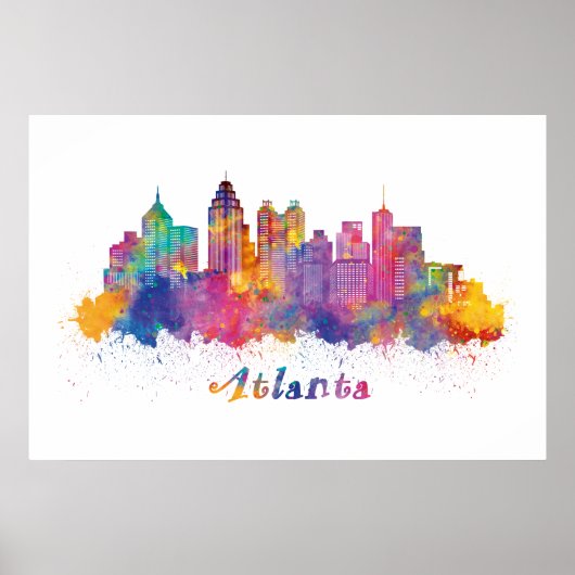 Horizonte de Atlanta Poster (Vorne)