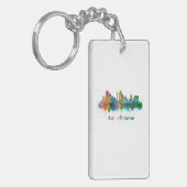 horizonte de san antonio acuarela schlüsselanhänger (Vorderseite links)