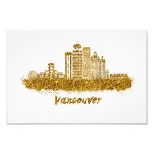 Horizonte de vancouver fotodruck