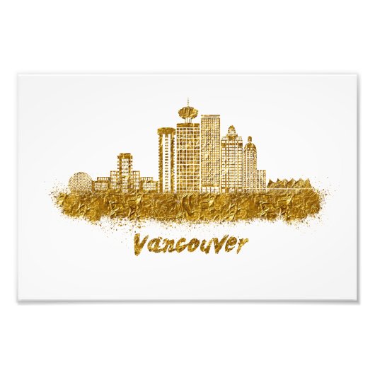 Horizonte de vancouver fotodruck (Vorne)
