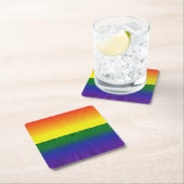 Horizonte Rechteckiger Pappuntersetzer (Vor Ort)