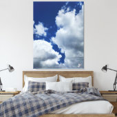 Horizontlinie Leinwanddruck (Insitu (Schlafzimmer))