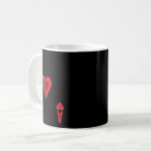 Hörkartenkostüm Kaffeetasse (Vorderseite Links)