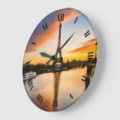 Horloge en Acrylique Große Wanduhr (Winkel)