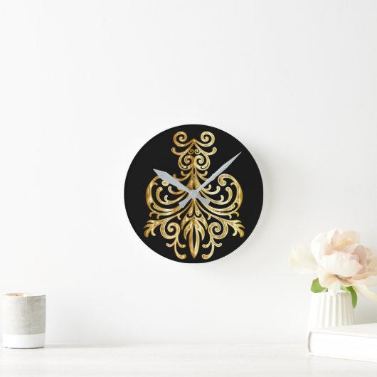 Horloge en Acrylique Round Clock Runde Wanduhr (Zuhause)