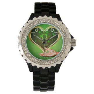 Horloge met hart armbanduhr