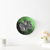 Horloge Ronde Fractal3 Runde Wanduhr (Zuhause)