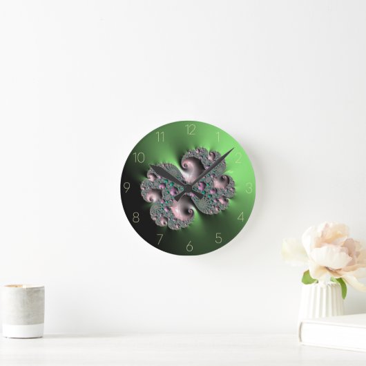 Horloge Ronde Fractal3 Runde Wanduhr (Zuhause)