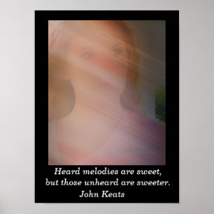 Hörmelodien - John Keats - Kunstdruck Poster