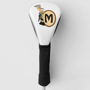 Hormon Whimsical Bird Monogramm Golf Headcover