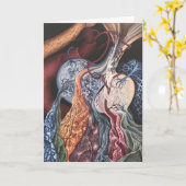 Hormone, Liebe, Zuneigung, Hypophysenkarte Karte (Gelbe Blume)