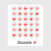 Hörmuster ! aufkleber (Blatt)