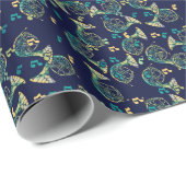 Horn-Band-Klasse Geschenkpapier (Rolleneckpunkt)