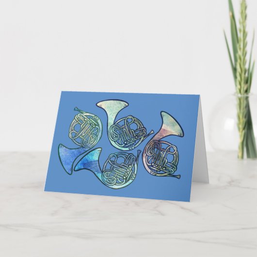 Horn-Band-Klasse Karte (Vorderseite)