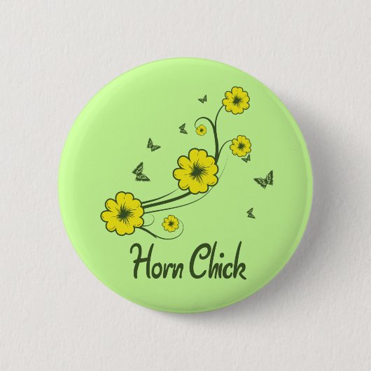 Horn Chick Button (Vorderseite)