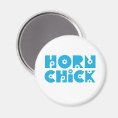 Horn Chick Magnet (Vorderseite/Rückseite)