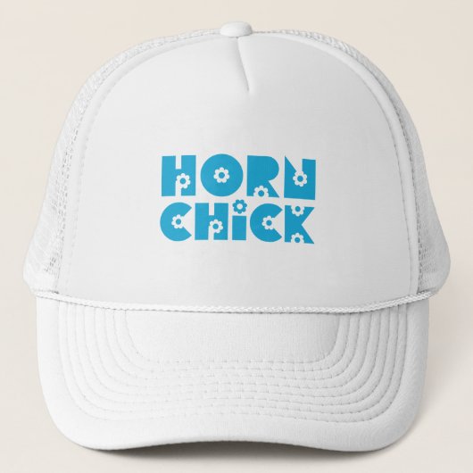 Horn Chick Truckerkappe (Vorderseite)