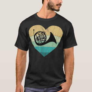 Horn Classic Music Orchestra Musiker Hornist Fren T-Shirt